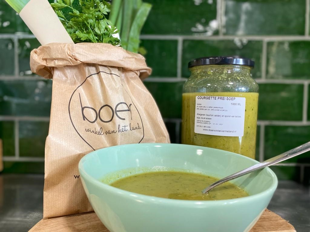 Courgette Preisoep, Recept, Boer