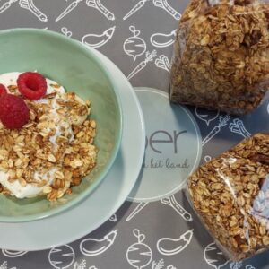 Granola, Noten, uit de keuken van Boer, winkel van het land, Webshop