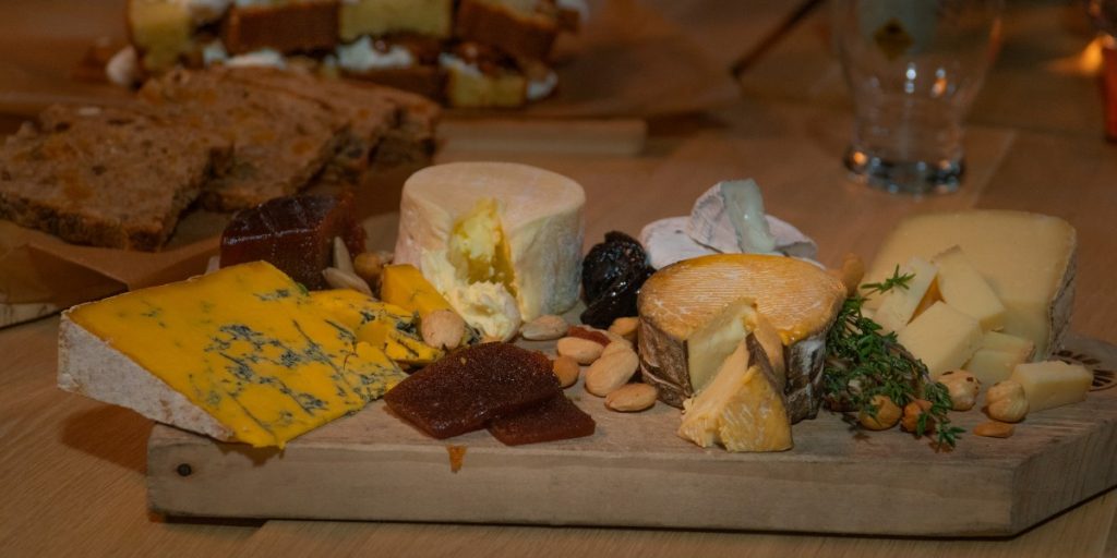 Kerstbox, Kaasplank, Boer winkel van het land
