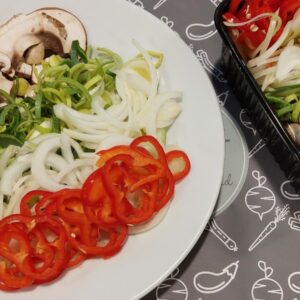 Pastagroenten, Gesneden, Boer winkel van het land, Webshop