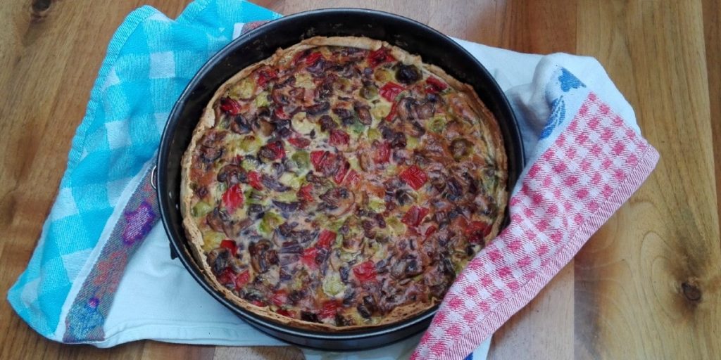 Spruitenquiche Met Champignons, Recept, Boer