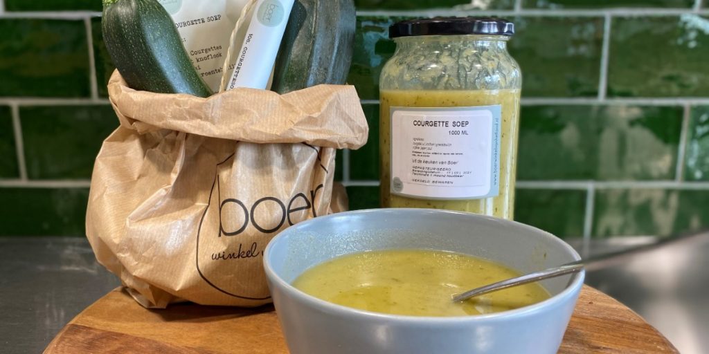 Courgettesoep, Boer winkel van het land