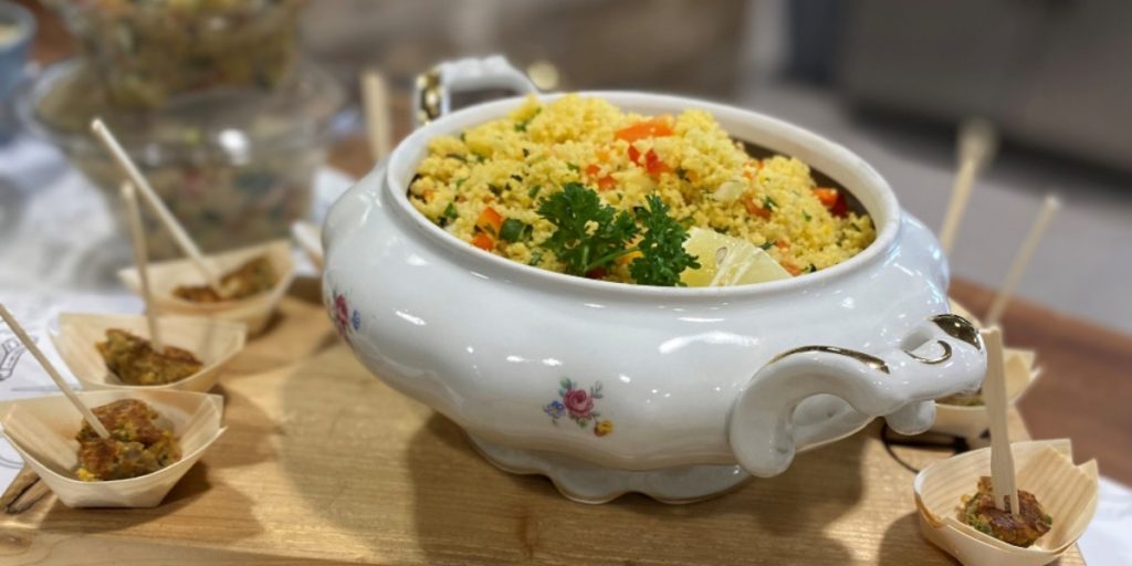 Falafel met Couscous Salade, Recept, Boer winkel van het land